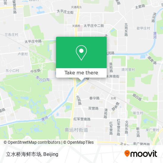 立水桥海鲜市场 map