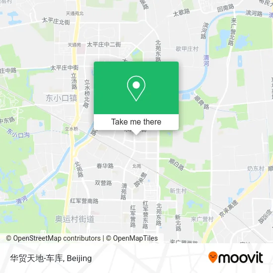 华贸天地-车库 map