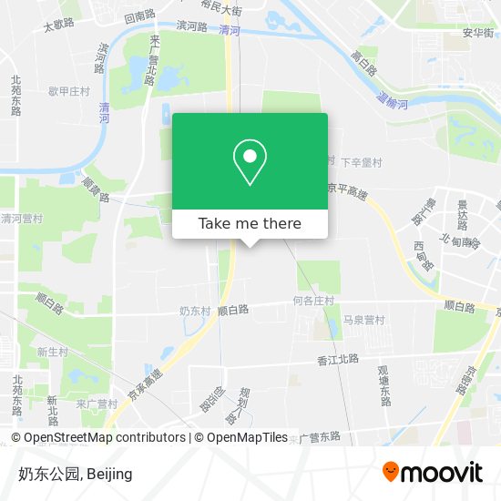 奶东公园 map