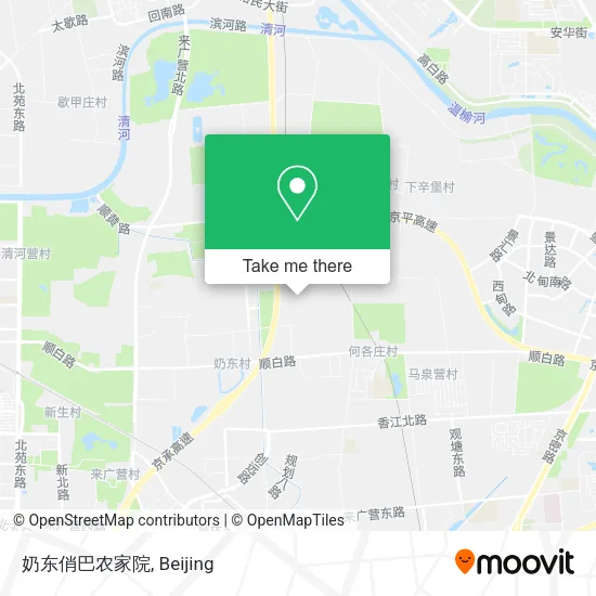 奶东俏巴农家院 map