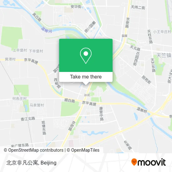 北京非凡公寓 map