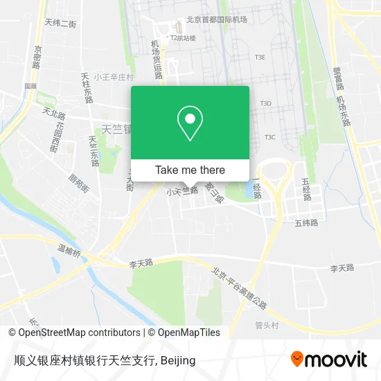 顺义银座村镇银行天竺支行 map