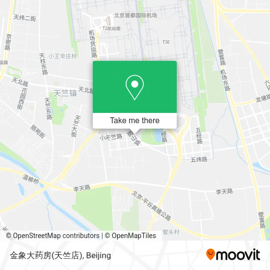 金象大药房(天竺店) map