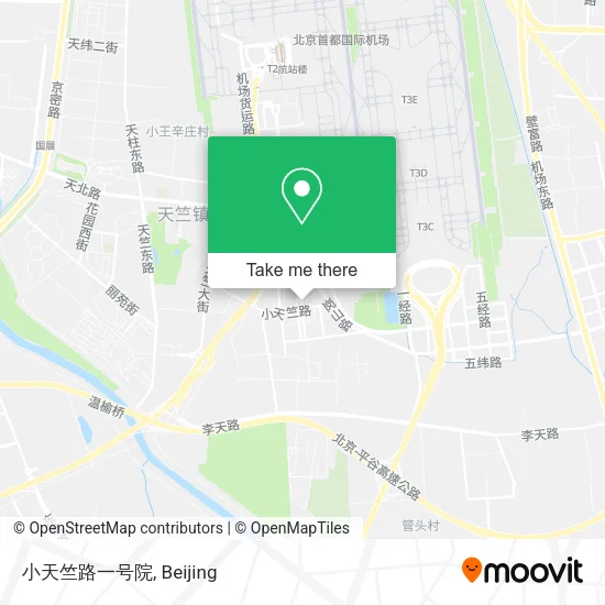 小天竺路一号院 map