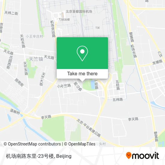 机场南路东里-23号楼 map