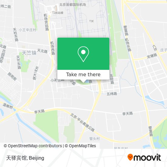 天驿宾馆 map