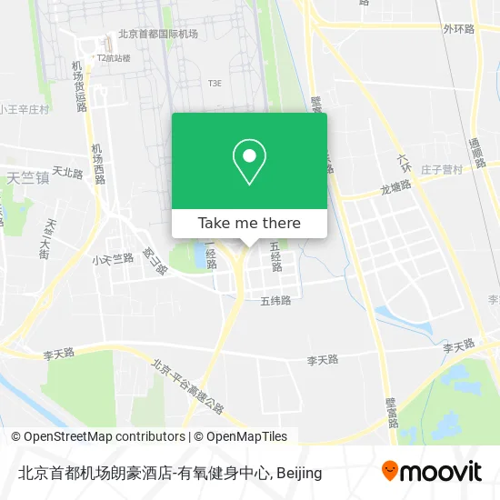 北京首都机场朗豪酒店-有氧健身中心 map