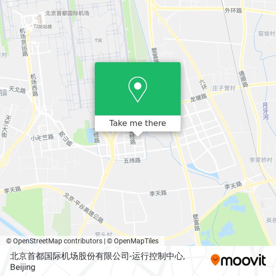 北京首都国际机场股份有限公司-运行控制中心 map
