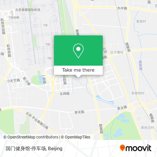 国门健身馆-停车场 map