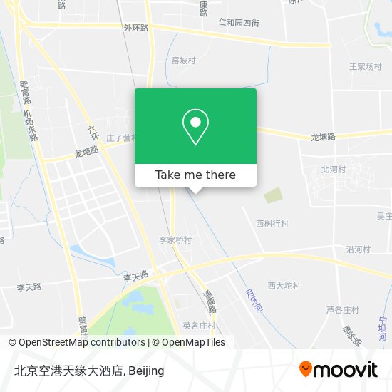 北京空港天缘大酒店 map