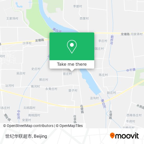 世纪华联超市 map