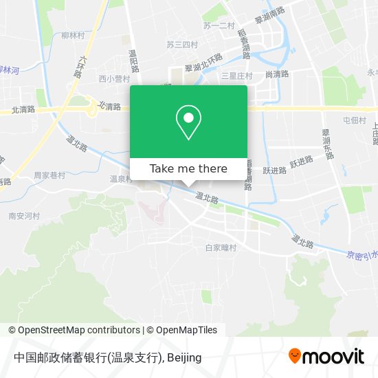 中国邮政储蓄银行(温泉支行) map
