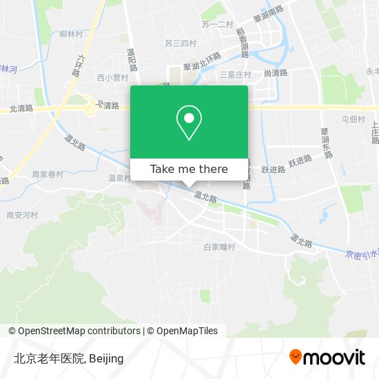 北京老年医院 map