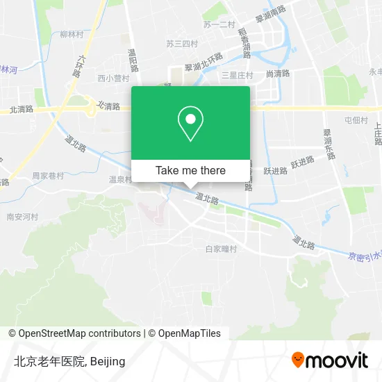 北京老年医院 map