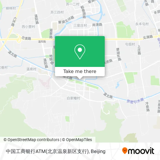 中国工商银行ATM(北京温泉新区支行) map