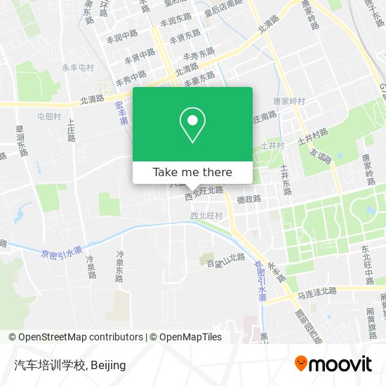 汽车培训学校 map