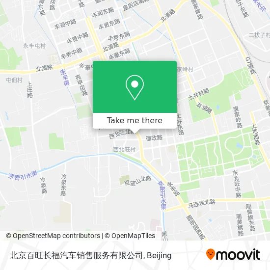 北京百旺长福汽车销售服务有限公司 map