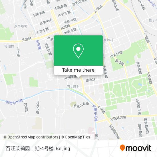 百旺茉莉园二期-4号楼 map