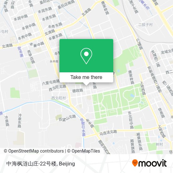 中海枫涟山庄-22号楼 map