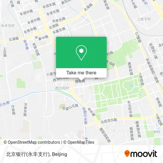 北京银行(永丰支行) map