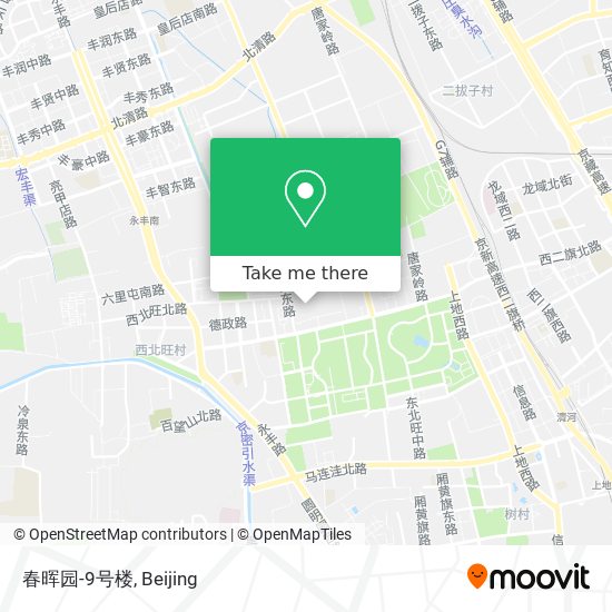 春晖园-9号楼 map