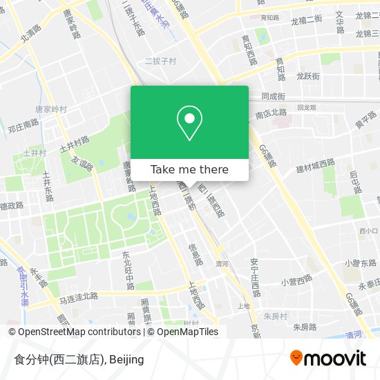 食分钟(西二旗店) map