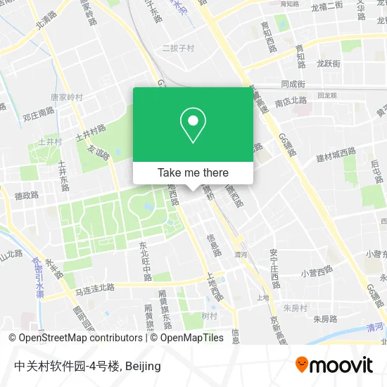 中关村软件园-4号楼 map