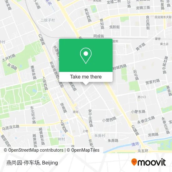 燕尚园-停车场 map