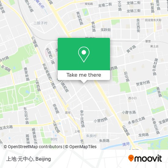 上地·元中心 map