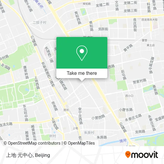 上地·元中心 map