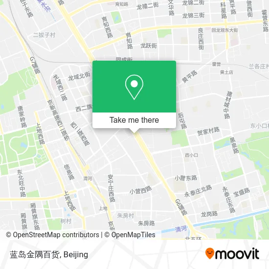 蓝岛金隅百货 map