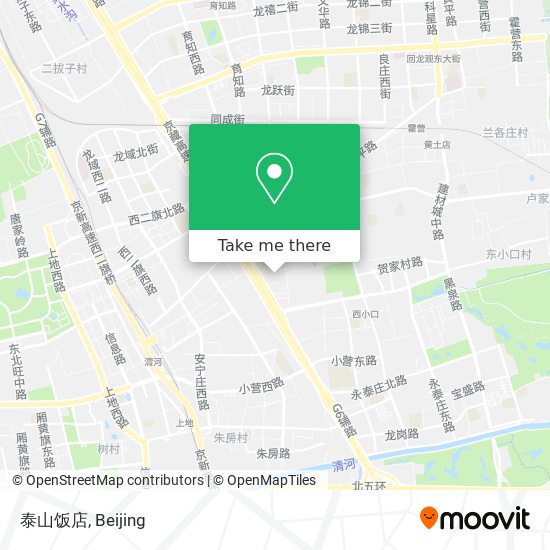 泰山饭店 map