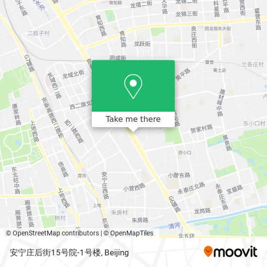 安宁庄后街15号院-1号楼 map