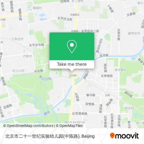 北京市二十一世纪实验幼儿园(中陈路) map