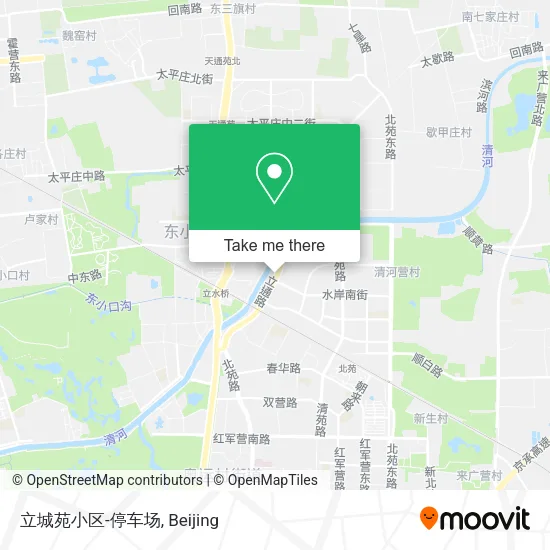 立城苑小区-停车场 map
