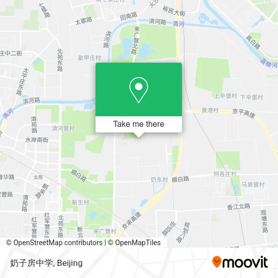奶子房中学 map