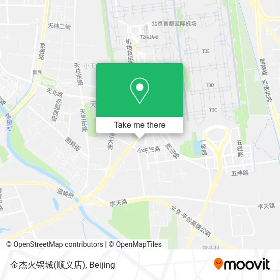 金杰火锅城(顺义店) map