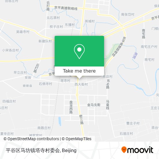 平谷区马坊镇塔寺村委会 map