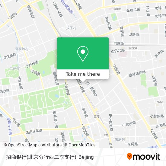 招商银行(北京分行西二旗支行) map