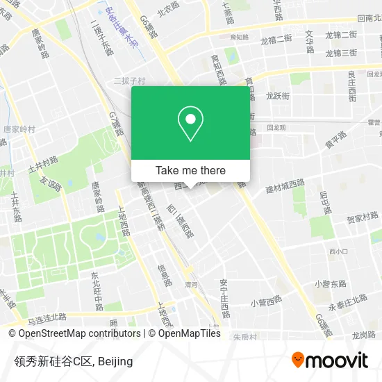 领秀新硅谷C区 map