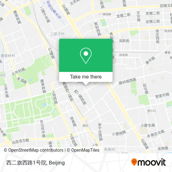 西二旗西路1号院 map