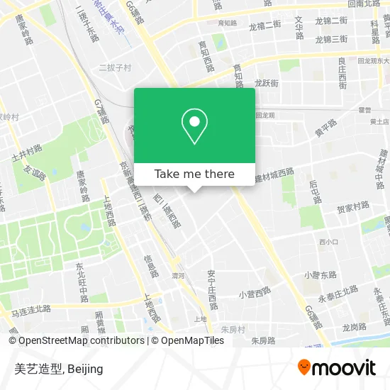 美艺造型 map