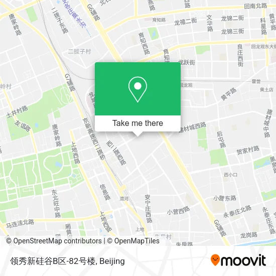 领秀新硅谷B区-82号楼 map