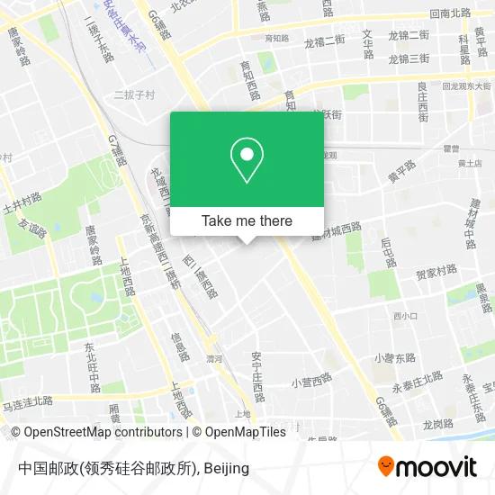 中国邮政(领秀硅谷邮政所) map