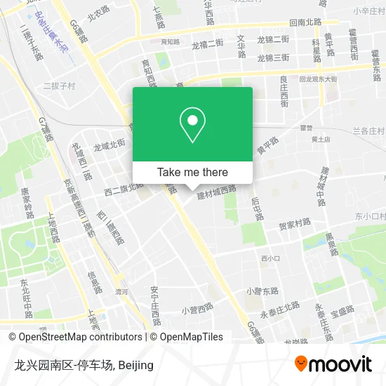 龙兴园南区-停车场 map