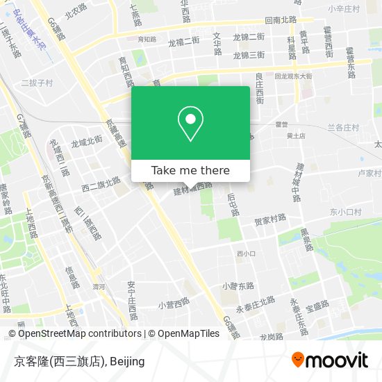 京客隆(西三旗店) map