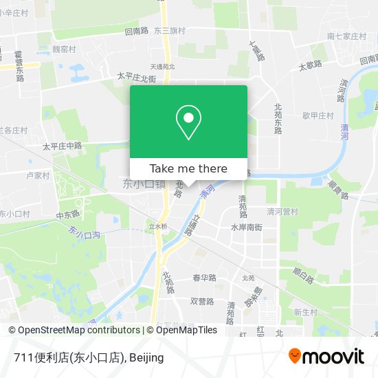 711便利店(东小口店) map
