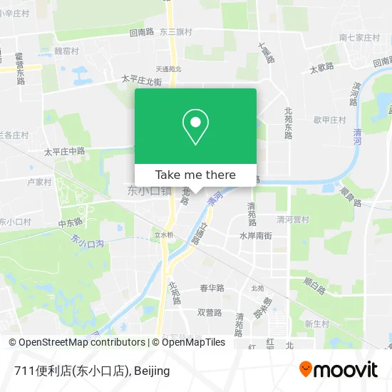 711便利店(东小口店) map
