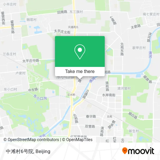 中滩村6号院 map