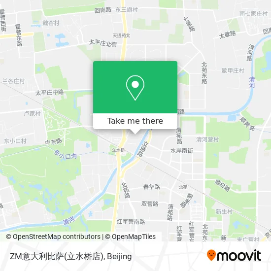 ZM意大利比萨(立水桥店) map